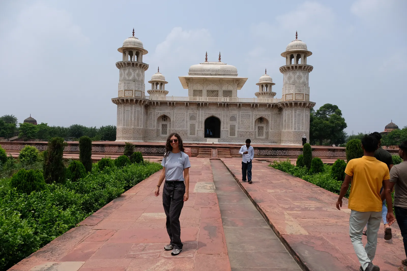 Itimad-ud-Daulah, Agra &mdash; The Baby Taj, built twenty years before the Taj Mahal and the first Mughal tomb in white marble.