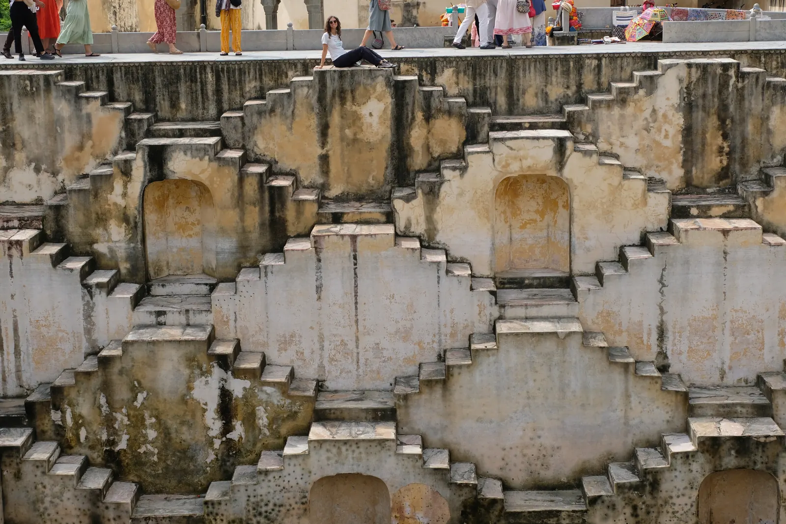 Panna Meena ka Kund &mdash; The stepwell a few minutes from Amber. Symmetrical, deep, and almost never on a coach itinerary.